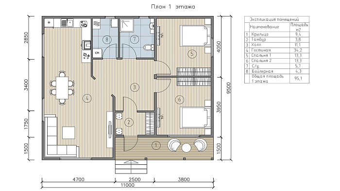  Вик планировка